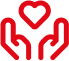 heart-hands Hands holding heart icon