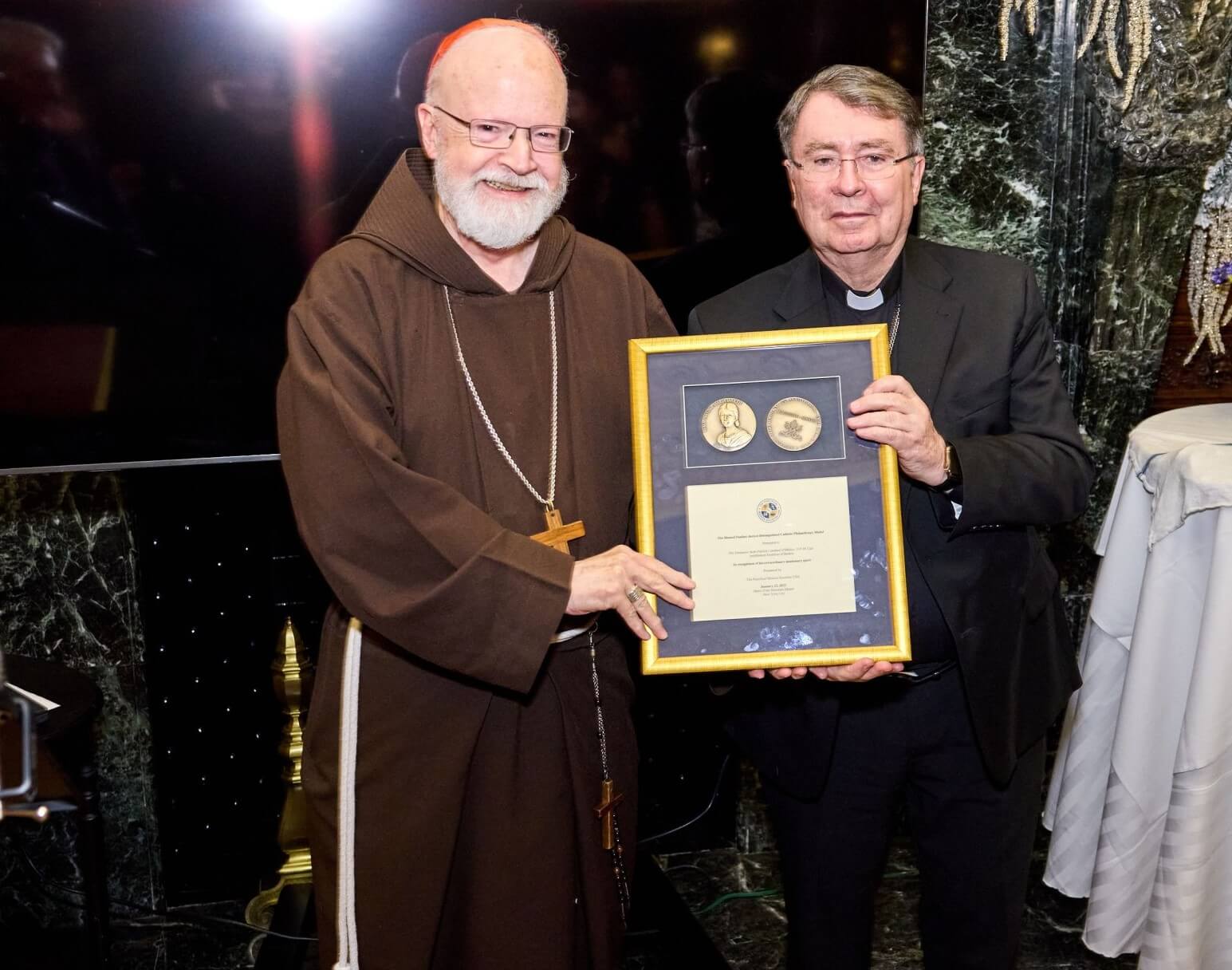 “A Lifetime of Missionary Zeal”- Cardinal O’Malley Honored at Inaugural Heart of the Missions Dinner