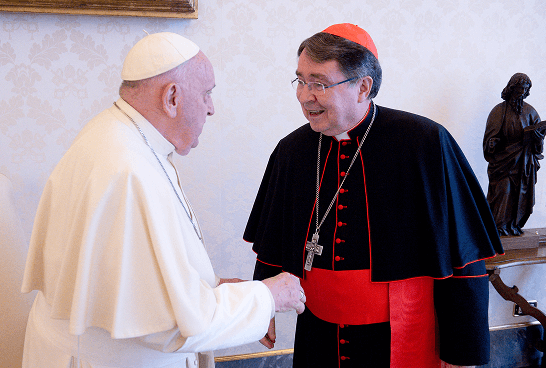 archbishop_christophe Archbishop Christophe Pierre with Pope Francis